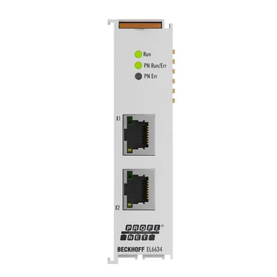 Beckhoff EL6634 – EtherCAT Terminal, 2-port communication interface, PROFINET IRT, controller Beckhoff EL6634 – EtherCAT Terminal, 2-port communication interface, PROFINET IRT, controller