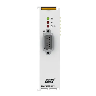 Beckhoff EL6731 – EtherCAT Terminal, 1-channel communication interface, PROFIBUS, master/slave Beckhoff EL6731 – EtherCAT Terminal, 1-channel communication interface, PROFIBUS, master/slave