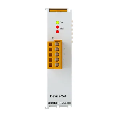 Beckhoff EL6752-0010 – EtherCAT Terminal, 1-channel communication interface, DeviceNet®, slave Beckhoff EL6752-0010 – EtherCAT Terminal, 1-channel communication interface, DeviceNet®, slave