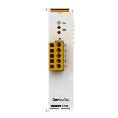 Beckhoff EL6752 – EtherCAT Terminal, 1-channel communication interface, DeviceNet®, master Beckhoff EL6752 – EtherCAT Terminal, 1-channel communication interface, DeviceNet®, master