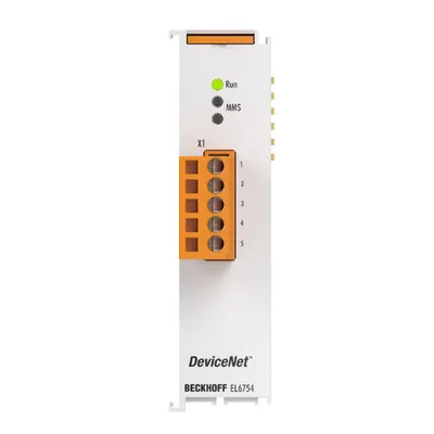 Beckhoff EL6754 – EtherCAT Terminal, 1-channel communication interface, DeviceNet®, master Beckhoff EL6754 – EtherCAT Terminal, 1-channel communication interface, DeviceNet®, master