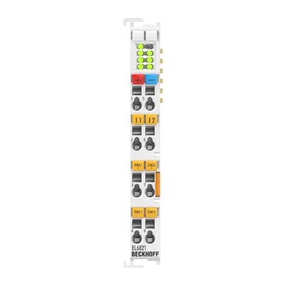 Beckhoff EL6821 – EtherCAT Terminal, 1-channel communication interface, DALI-2, master/power supply Beckhoff EL6821 – EtherCAT Terminal, 1-channel communication interface, DALI-2, master/power supply