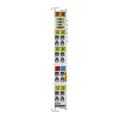 Beckhoff EL7031 – EtherCAT Terminal, 1-channel motion interface, stepper motor, 24 V DC, 1.5 A Beckhoff EL7031 – EtherCAT Terminal, 1-channel motion interface, stepper motor, 24 V DC, 1.5 A
