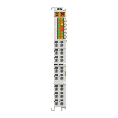 Beckhoff EL7037 – EtherCAT Terminal, 1-channel motion interface, stepper motor, 24 V DC, 1.5 A, with incremental encoder Beckhoff EL7037 – EtherCAT Terminal, 1-channel motion interface, stepper motor, 24 V DC, 1.5 A, with incremental encoder