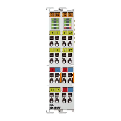 Beckhoff EL7041 – EtherCAT Terminal, 1-channel motion interface, stepper motor, 48 V DC, 5 A, with incremental encoder Beckhoff EL7041 – EtherCAT Terminal, 1-channel motion interface, stepper motor, 48 V DC, 5 A, with incremental encoder