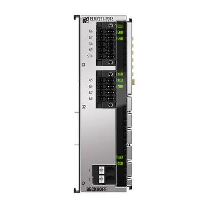 Beckhoff ELM7211-9018 – EtherCAT Terminal, 1-channel motion interface, servomotor, 48 V DC, 4.5 A, OCT, STO, Safe Motion, TwinSAFE Logic Beckhoff ELM7211-9018 – EtherCAT Terminal, 1-channel motion interface, servomotor, 48 V DC, 4.5 A, OCT, STO, Safe Motion, TwinSAFE Logic