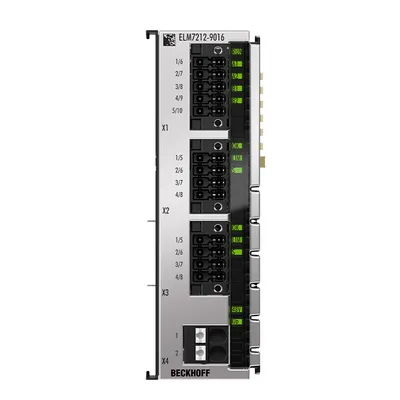 Beckhoff ELM7212-9016 – EtherCAT Terminal, 2-channel motion interface, servomotor, 48 V DC, 4.5 A, OCT, STO, TwinSAFE Logic Beckhoff ELM7212-9016 – EtherCAT Terminal, 2-channel motion interface, servomotor, 48 V DC, 4.5 A, OCT, STO, TwinSAFE Logic