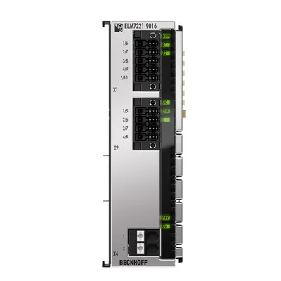 Beckhoff ELM7221-9016 – EtherCAT Terminal, 1-channel motion interface, servomotor, 48 V DC, 8 A, OCT, STO, TwinSAFE Logic Beckhoff ELM7221-9016 – EtherCAT Terminal, 1-channel motion interface, servomotor, 48 V DC, 8 A, OCT, STO, TwinSAFE Logic