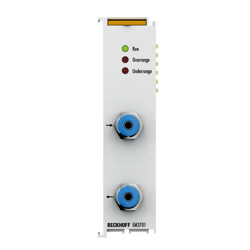 EtherCAT Terminal, 1-channel analog input, differential pressure, ±100 hPa (±100 mbar)