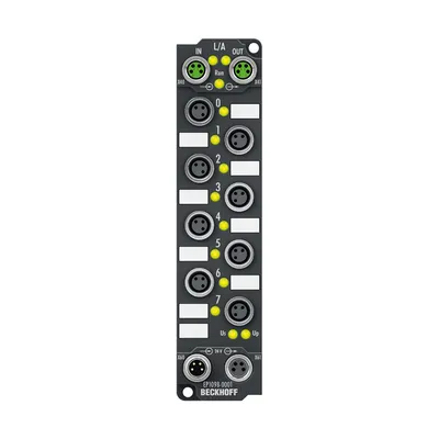 Beckhoff EP1098-0001 – EtherCAT Box, 8-channel digital input, 24 V DC, 10 µs, ground switching, M8 Beckhoff EP1098-0001 – EtherCAT Box, 8-channel digital input, 24 V DC, 10 µs, ground switching, M8