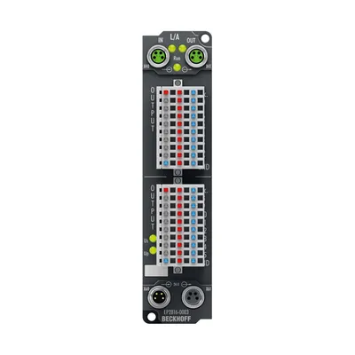 Beckhoff EP2816-0003 – EtherCAT Box, 16-channel digital output, 24 V DC, 0.5 A, IP20 connector Beckhoff EP2816-0003 – EtherCAT Box, 16-channel digital output, 24 V DC, 0.5 A, IP20 connector