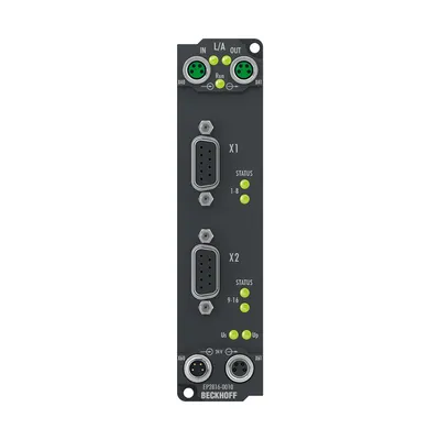 Beckhoff EP2816-0010 – EtherCAT Box, 16-channel digital output, 24 V DC, 0.5 A, D-sub Beckhoff EP2816-0010 – EtherCAT Box, 16-channel digital output, 24 V DC, 0.5 A, D-sub
