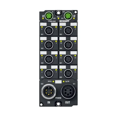 Beckhoff EP2839-0042 – EtherCAT Box, 16-channel digital output, 24 V DC, 0.5 A, M12, with extended diagnostics Beckhoff EP2839-0042 – EtherCAT Box, 16-channel digital output, 24 V DC, 0.5 A, M12, with extended diagnostics