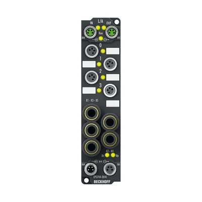 Beckhoff EP3744-0041 – EtherCAT Box, 4-channel analog input + 8-channel digital combi, pressure, 0…1000 hPa (0…+1 bar), M8 Beckhoff EP3744-0041 – EtherCAT Box, 4-channel analog input + 8-channel digital combi, pressure, 0…1000 hPa (0…+1 bar), M8