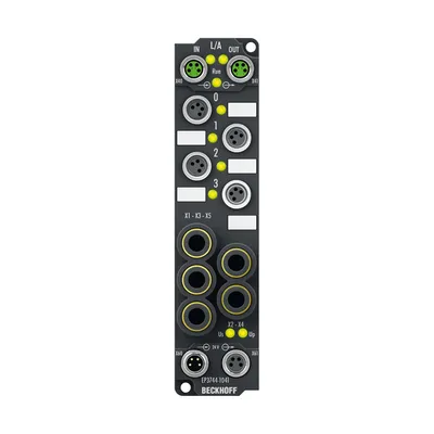 Beckhoff EP3744-1041 – EtherCAT Box, 4-channel analog input + 8-channel digital combi, pressure, 0…7000 hPa (0…+7 bar), M8 Beckhoff EP3744-1041 – EtherCAT Box, 4-channel analog input + 8-channel digital combi, pressure, 0…7000 hPa (0…+7 bar), M8