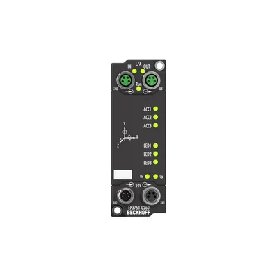 Beckhoff EP3751-0260 – EtherCAT Box, 1-channel, 1 x 3-axis accelerometer, 1 x 3-axis gyroscope Beckhoff EP3751-0260 – EtherCAT Box, 1-channel, 1 x 3-axis accelerometer, 1 x 3-axis gyroscope