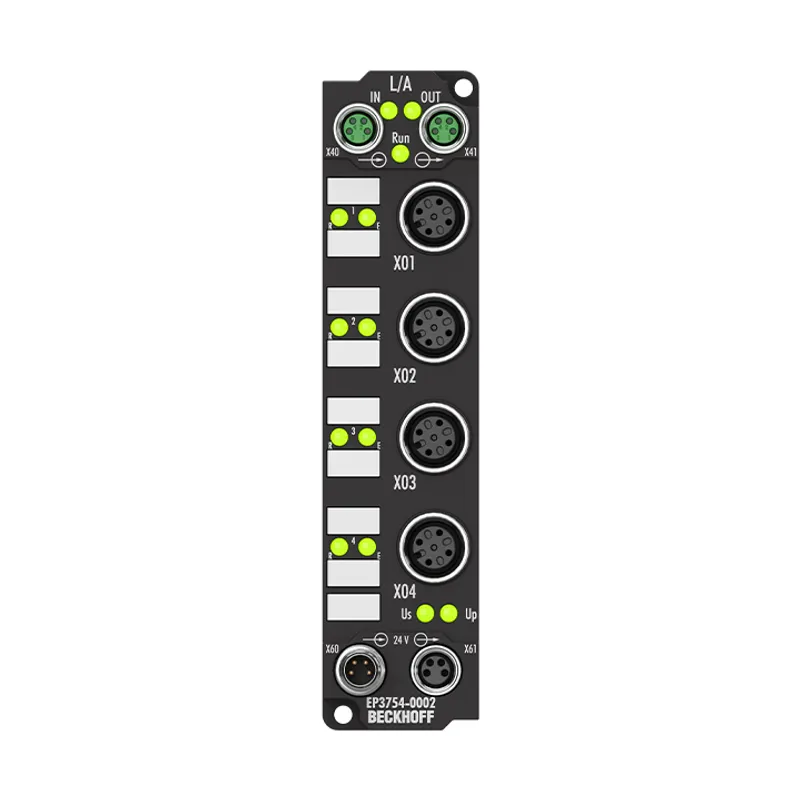 EtherCAT Box, 4-channel analog input, multi-function, M12