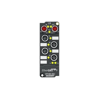 Beckhoff EPP1004-0061 – EtherCAT P Box, 4-channel digital input, 24 V DC, 3 ms, M8 Beckhoff EPP1004-0061 – EtherCAT P Box, 4-channel digital input, 24 V DC, 3 ms, M8