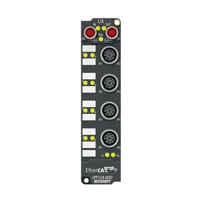 Beckhoff EPP1518-0002 – EtherCAT P Box, 8-channel digital input, counter, 24 V DC, 1 kHz, M12 Beckhoff EPP1518-0002 – EtherCAT P Box, 8-channel digital input, counter, 24 V DC, 1 kHz, M12