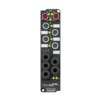 EtherCAT P Box, 4-channel analog input + 8-channel digital combi, pressure, 0…1000 hPa (0…+1 bar), M8