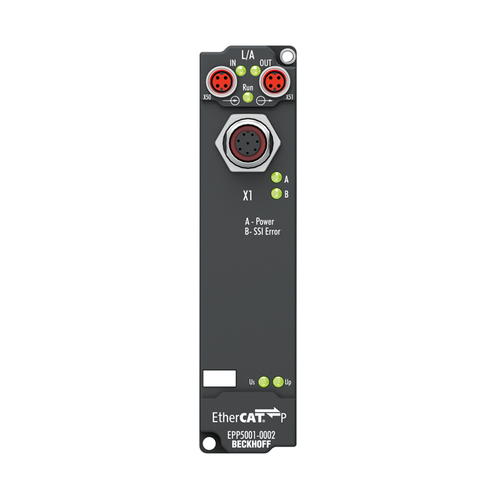 EtherCAT P Box, 1-channel encoder interface, SSI, M12