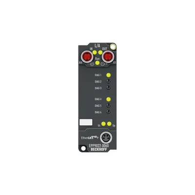 EtherCAT P Box, with voltage diagnostics