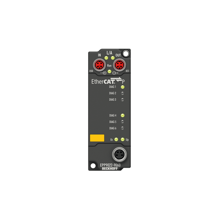 EtherCAT P Box, with voltage diagnostics, TwinSAFE SC