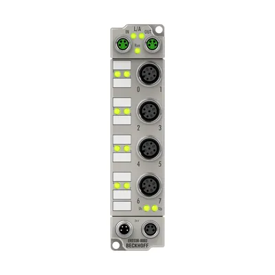 Beckhoff ER2338-0002 – EtherCAT Box, 8-channel digital combi, 24 V DC, 10 µs, 0.5 A, M12, zinc die-cast Beckhoff ER2338-0002 – EtherCAT Box, 8-channel digital combi, 24 V DC, 10 µs, 0.5 A, M12, zinc die-cast