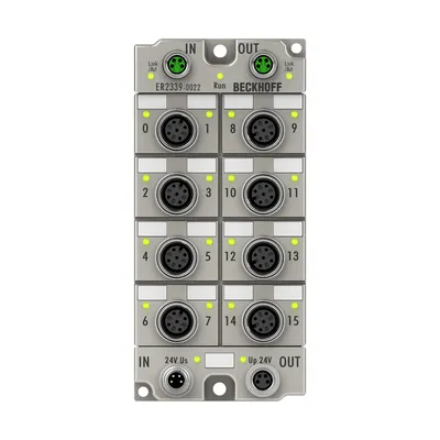 Beckhoff ER2339-0022 – EtherCAT Box, 16-channel digital combi, 24 V DC, 3 ms, 0.5 A, M12, zinc die-cast Beckhoff ER2339-0022 – EtherCAT Box, 16-channel digital combi, 24 V DC, 3 ms, 0.5 A, M12, zinc die-cast
