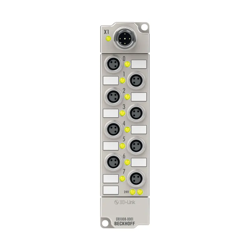 IO-Link box, 8-channel digital input, 24 V DC, adjustable, M8, zinc die-cast
