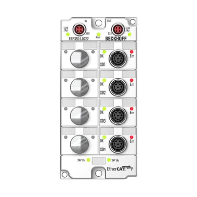 EtherCAT P Box, 4-channel analog input, measuring bridge, full/half/quarter bridge, 24 bit, 10 ksps