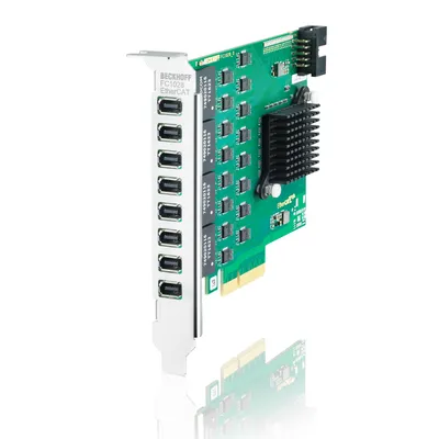 Beckhoff FC1028 – EtherCAT master card, 16 channels, PCIe® x4 Beckhoff FC1028 – EtherCAT master card, 16 channels, PCIe® x4
