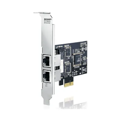 Beckhoff FC9022 – Gigabit Ethernet card, 2 channels, PCIe® x1 Beckhoff FC9022 – Gigabit Ethernet card, 2 channels, PCIe® x1
