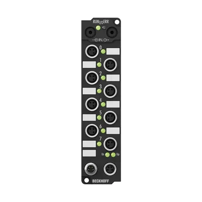 Extension Box, 8-channel digital output, 24 V DC, 0.5 A, M8