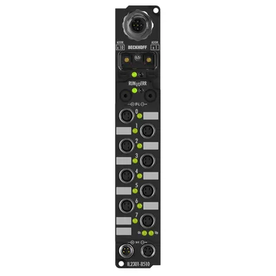 Beckhoff IL2301-B510 – Coupler Box, 4-channel digital input + 4-channel digital output, CANopen, 24 V DC, 3 ms, 0.5 A, M8 Beckhoff IL2301-B510 – Coupler Box, 4-channel digital input + 4-channel digital output, CANopen, 24 V DC, 3 ms, 0.5 A, M8