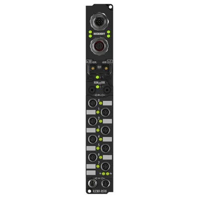 Beckhoff IL2301-B518 – Coupler Box, 4-channel digital input + 4-channel digital output, CANopen, 24 V DC, 3 ms, 0.5 A, M8, integrated T-connector Beckhoff IL2301-B518 – Coupler Box, 4-channel digital input + 4-channel digital output, CANopen, 24 V DC, 3 ms, 0.5 A, M8, integrated T-connector