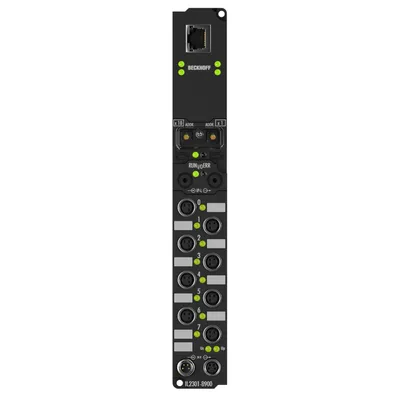 Beckhoff IL2301-B900 – Coupler Box, 4-channel digital input + 4-channel digital output, Ethernet, 24 V DC, 3 ms, 0.5 A, M8 Beckhoff IL2301-B900 – Coupler Box, 4-channel digital input + 4-channel digital output, Ethernet, 24 V DC, 3 ms, 0.5 A, M8