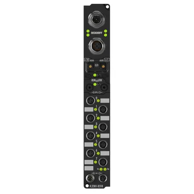 Beckhoff IL2301-Bxxx – Coupler Box, 4-channel digital input + 4-channel digital output, 24 V DC, 3 ms, 0.5 A, M8 Beckhoff IL2301-Bxxx – Coupler Box, 4-channel digital input + 4-channel digital output, 24 V DC, 3 ms, 0.5 A, M8