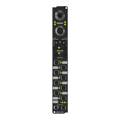 Beckhoff IL2301-C810 – PLC Box, 4-channel digital input + 4-channel digital output, 24 V DC, 3 ms, 0.5 A, M8 – RS232, IP-Link Beckhoff IL2301-C810 – PLC Box, 4-channel digital input + 4-channel digital output, 24 V DC, 3 ms, 0.5 A, M8 – RS232, IP-Link