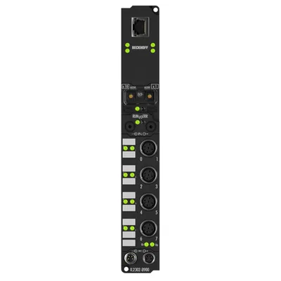 Beckhoff IL2302-B900 – Coupler Box, 4-channel digital input + 4-channel digital output, Ethernet, 24 V DC, 3 ms, 0.5 A, M12 Beckhoff IL2302-B900 – Coupler Box, 4-channel digital input + 4-channel digital output, Ethernet, 24 V DC, 3 ms, 0.5 A, M12