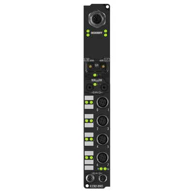 Beckhoff IL2302-B903 – Coupler Box, 4-channel digital input + 4-channel digital output, PROFINET, 24 V DC, 3 ms, 0.5 A, M12 Beckhoff IL2302-B903 – Coupler Box, 4-channel digital input + 4-channel digital output, PROFINET, 24 V DC, 3 ms, 0.5 A, M12