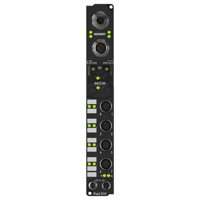 Beckhoff IP2002-B318 – Fieldbus Box, 8-channel digital output, PROFIBUS, 24 V DC, 0.5 A, M12, integrated T-connector Beckhoff IP2002-B318 – Fieldbus Box, 8-channel digital output, PROFIBUS, 24 V DC, 0.5 A, M12, integrated T-connector