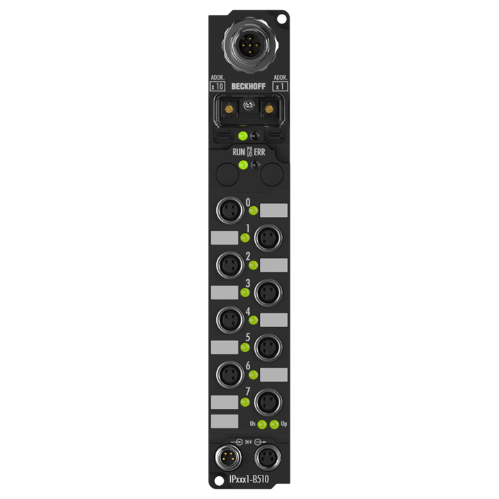 Fieldbus Box, 8-channel digital output, CANopen, 24 V DC, 2 A, M8