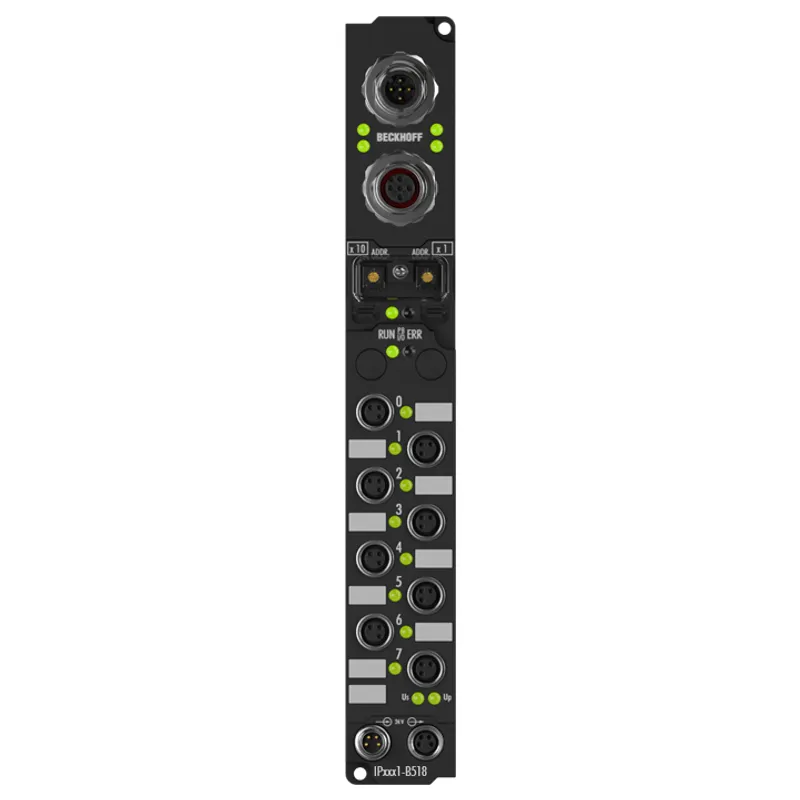 Fieldbus Box, 4-channel digital input + 4-channel digital output, CANopen, 24 V DC, 3 ms, 0.5 A, M8, integrated T-connector