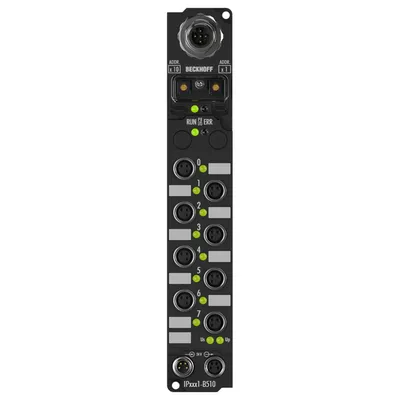 Beckhoff IP2321-B510 – Fieldbus Box, 4-channel digital input + 4-channel digital output, CANopen, 24 V DC, 3 ms, 2 A, M8 Beckhoff IP2321-B510 – Fieldbus Box, 4-channel digital input + 4-channel digital output, CANopen, 24 V DC, 3 ms, 2 A, M8