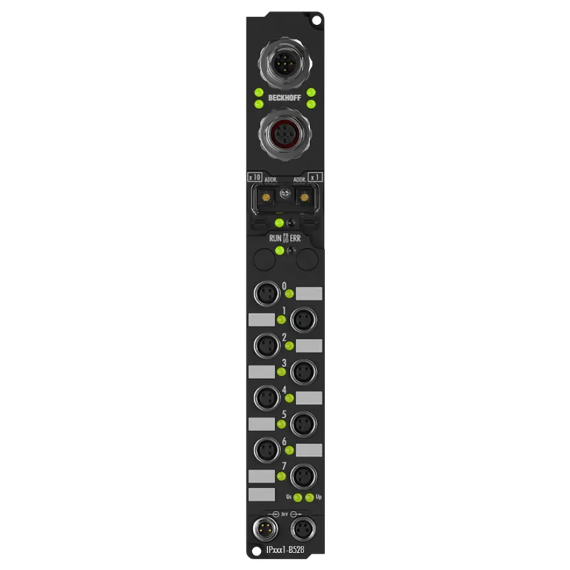 Fieldbus Box, 8-channel digital input + 8-channel digital output, DeviceNet®, 24 V DC, 3 ms, 0.5 A, M8, integrated T-connector