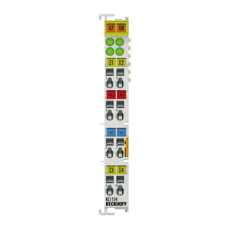 Bus Terminal, 4-channel digital input, 24 V DC, 3 ms, positive/ground switching