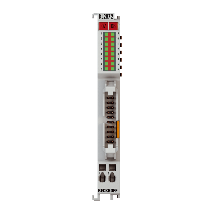 Bus Terminal, 16-channel digital output, 24 V DC, 0.5 A, flat-ribbon cable