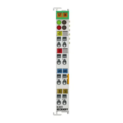 Beckhoff KL3021 – Bus Terminal, 1-channel analog input, current, 4…20 mA, 12 bit, differential Beckhoff KL3021 – Bus Terminal, 1-channel analog input, current, 4…20 mA, 12 bit, differential