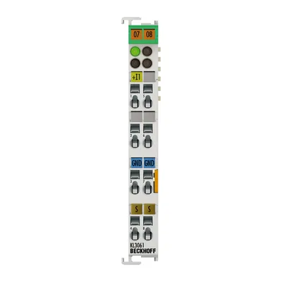 Beckhoff KL3061 – Bus Terminal, 1-channel analog input, voltage, 0…10 V, 12 bit, single-ended Beckhoff KL3061 – Bus Terminal, 1-channel analog input, voltage, 0…10 V, 12 bit, single-ended